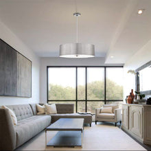Load image into Gallery viewer, Grid Pendant Light in living room.
