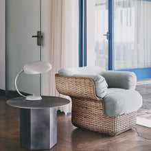 Load image into Gallery viewer, Cobra Table Lamp in living room.
