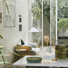 Load image into Gallery viewer, Gräshoppa Table Lamp in living room.
