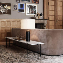 Load image into Gallery viewer, Gräshoppa Table Lamp in living room.
