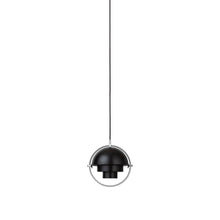 Load image into Gallery viewer, Multi-Lite Pendant Light in Chrome/Black Semi Matt (Small).
