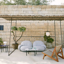 Load image into Gallery viewer, Obello LED Table Lamp in Outside Area.
