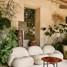 Load image into Gallery viewer, Satellite Outdoor Floor Lamp in living room.
