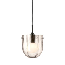 Load image into Gallery viewer, Seine Pendant Light in Smoke.

