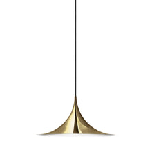 Load image into Gallery viewer, Semi Pendant Light in Polished Brass (Small).
