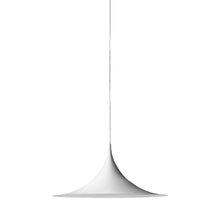 Load image into Gallery viewer, Semi Pendant Light in White Semi Matt (Small).
