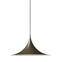 Load image into Gallery viewer, Semi Pendant Light in Dark Cocoa Glossy (Medium).
