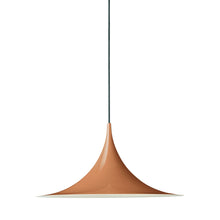 Load image into Gallery viewer, Semi Pendant Light in Roasted Pumpkin Glossy (Medium).
