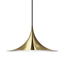 Load image into Gallery viewer, Semi Pendant Light in Polished Brass (Large).
