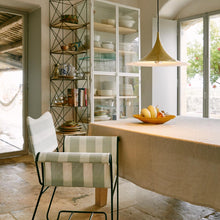 Load image into Gallery viewer, Semi Pendant Light in dining room.
