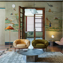 Load image into Gallery viewer, Tynell Floor Lamp in living room.
