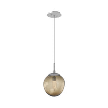 Load image into Gallery viewer, Aster LED Pendant Light in Classic Silver/Bronze/Geo Crystal.
