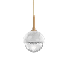 Load image into Gallery viewer, Cabochon LED Pendant Light in Detail.
