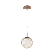 Load image into Gallery viewer, Gaia LED Pendant Light in Oil Rubbed Bronze/Amber (Medium).
