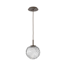 Load image into Gallery viewer, Gaia LED Pendant Light in Flat Bronze/Clear (Medium).
