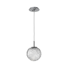 Load image into Gallery viewer, Gaia LED Pendant Light in Gunmetal/Clear (Medium).
