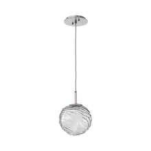 Load image into Gallery viewer, Gaia LED Pendant Light in Satin Nickel/Clear (Medium).
