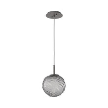 Load image into Gallery viewer, Gaia LED Pendant Light in Graphite/Smoke (Medium).
