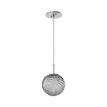 Load image into Gallery viewer, Gaia LED Pendant Light in Satin Nickel/Smoke (Medium).
