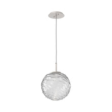 Load image into Gallery viewer, Gaia LED Pendant Light in Beige Silver/Clear (Large).
