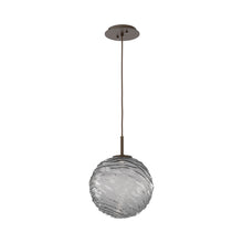 Load image into Gallery viewer, Gaia LED Pendant Light in Flat Bronze/Smoke (Large).
