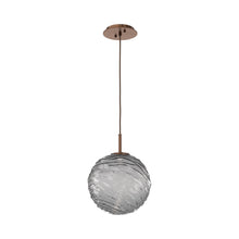 Load image into Gallery viewer, Gaia LED Pendant Light in Oil Rubbed Bronze/Smoke (Large).

