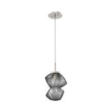 Load image into Gallery viewer, Mesa LED Pendant Light in Beige Silver/Smoke.

