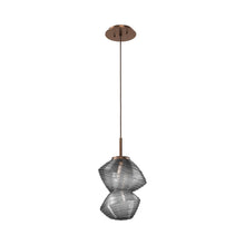 Load image into Gallery viewer, Mesa LED Pendant Light in Oil Rubbed Bronze/Smoke.
