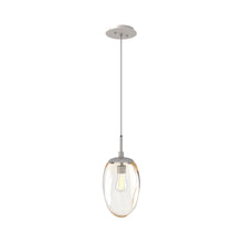 Load image into Gallery viewer, Meteo Pendant Light in Beige Silver/Amber (E26 Bulb Base).
