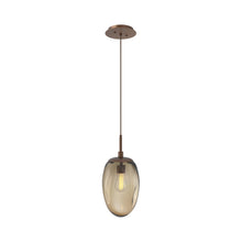 Load image into Gallery viewer, Meteo Pendant Light in Burnished Bronze/Bronze (E26 Bulb Base).
