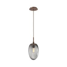 Load image into Gallery viewer, Meteo Pendant Light in Burnished Bronze/Smoke (E26 Bulb Base).
