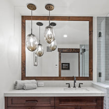 Load image into Gallery viewer, Meteo Pendant Light in bathroom.
