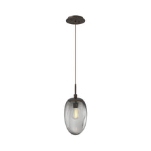 Load image into Gallery viewer, Meteo Pendant Light in Flat Bronze/Smoke (E26 Bulb Base).
