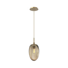 Load image into Gallery viewer, Meteo Pendant Light in Gilded Brass/Bronze (E26 Bulb Base).
