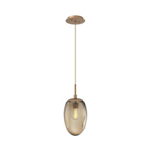 Load image into Gallery viewer, Meteo Pendant Light in Novel Brass/Bronze (E26 Bulb Base).
