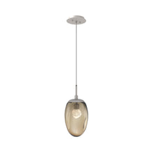 Load image into Gallery viewer, Meteo Pendant Light in Beige Silver/Bronze/Zircon Crystal (LED).
