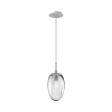 Load image into Gallery viewer, Meteo Pendant Light in Beige Silver/Clear/Zircon Crystal (LED).
