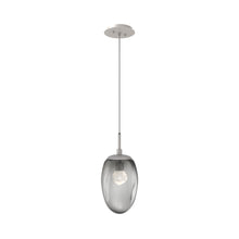 Load image into Gallery viewer, Meteo Pendant Light in Beige Silver/Smoke/Zircon Crystal (LED).

