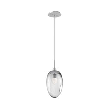 Load image into Gallery viewer, Meteo Pendant Light in Classic Silver/Clear/Floret Crystal (LED).
