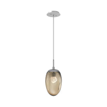 Load image into Gallery viewer, Meteo Pendant Light in Classic Silver/Bronze/Zircon Crystal (LED).
