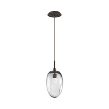 Load image into Gallery viewer, Meteo Pendant Light in Flat Bronze/Clear/Floret Crystal (LED).
