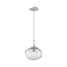 Load image into Gallery viewer, Nova LED Pendant Light in Beige Silver/Clear/Floret Crystal.
