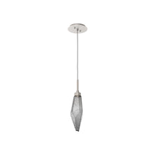 Load image into Gallery viewer, Rock Crystal LED Pendant Light in Beige Silver/Smoke (Small).
