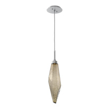 Load image into Gallery viewer, Rock Crystal LED Pendant Light in Classic Silver/Bronze (Large).
