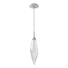 Load image into Gallery viewer, Rock Crystal LED Pendant Light in Classic Silver/Clear (Large).
