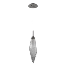 Load image into Gallery viewer, Rock Crystal LED Pendant Light in Graphite/Smoke (Large).

