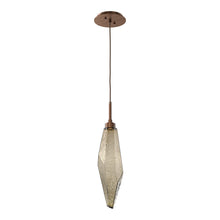 Load image into Gallery viewer, Rock Crystal LED Pendant Light in Oil Rubbed Bronze/Bronze (Large).

