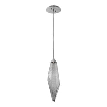 Load image into Gallery viewer, Rock Crystal LED Pendant Light in Satin Nickel/Smoke (Large).
