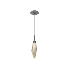 Load image into Gallery viewer, Rock Crystal LED Pendant Light in Graphite/Bronze (Small).

