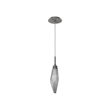Load image into Gallery viewer, Rock Crystal LED Pendant Light in Graphite/Smoke (Small).
